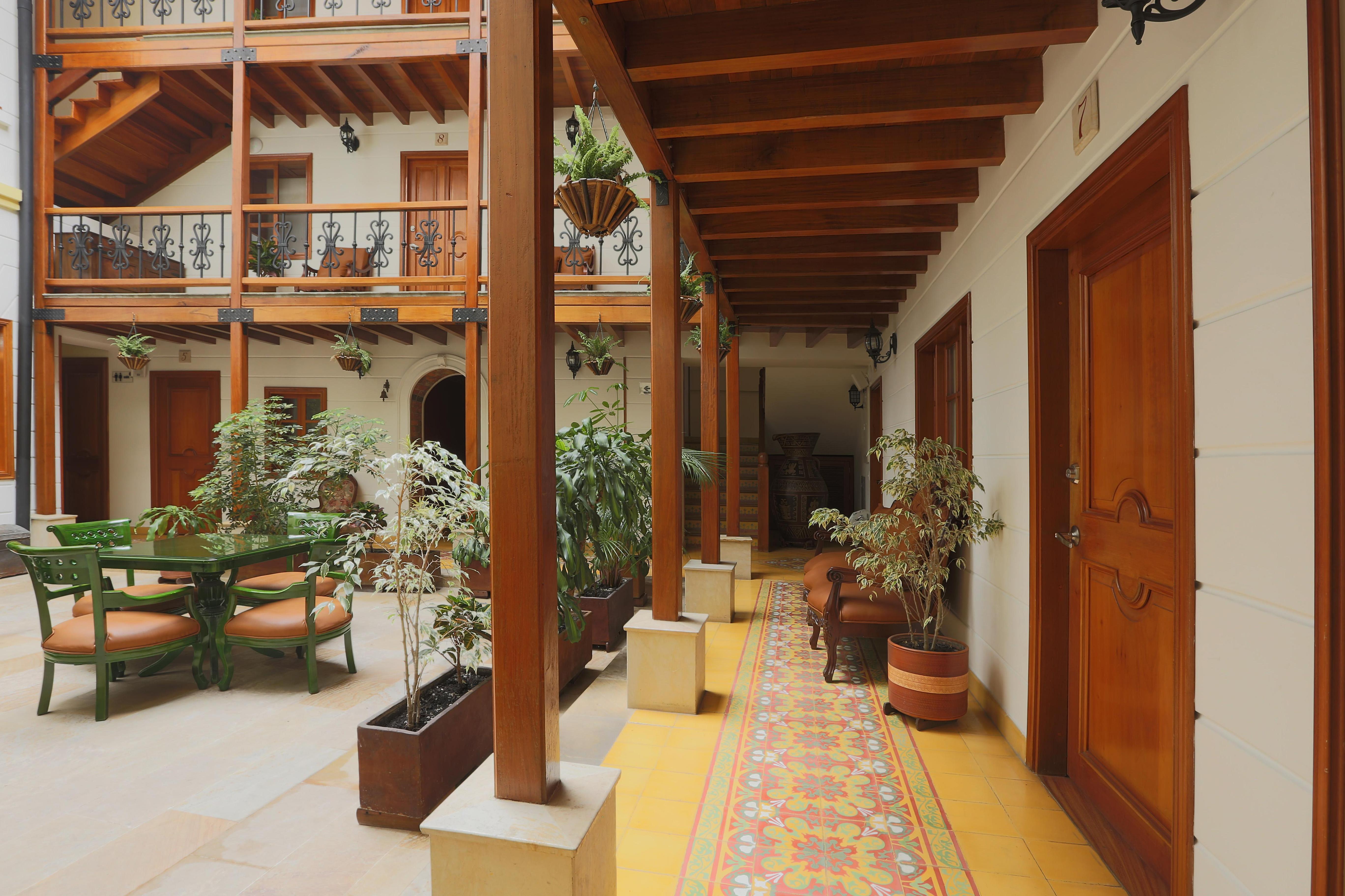 Hotel Santa Lucia Boutique Spa Bogotá Exteriör bild Interior of the hotel